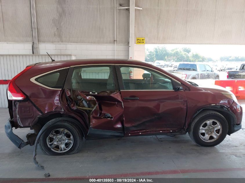 2013 Honda Cr-V Lx VIN: 5J6RM4H30DL035217 Lot: 40135503