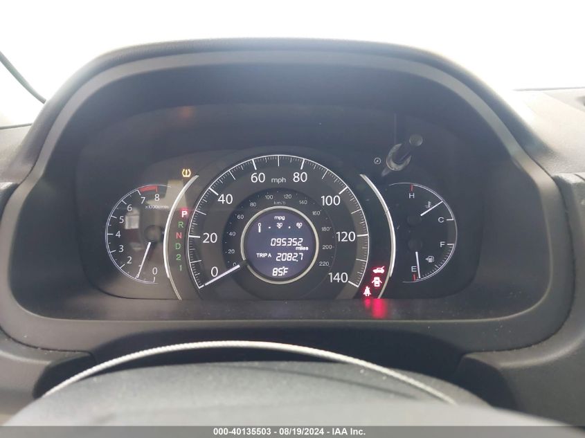 2013 Honda Cr-V Lx VIN: 5J6RM4H30DL035217 Lot: 40135503