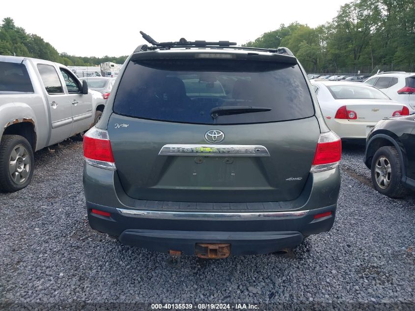 2013 Toyota Highlander Limited V6 VIN: 5TDDK3EH0DS184192 Lot: 40135539
