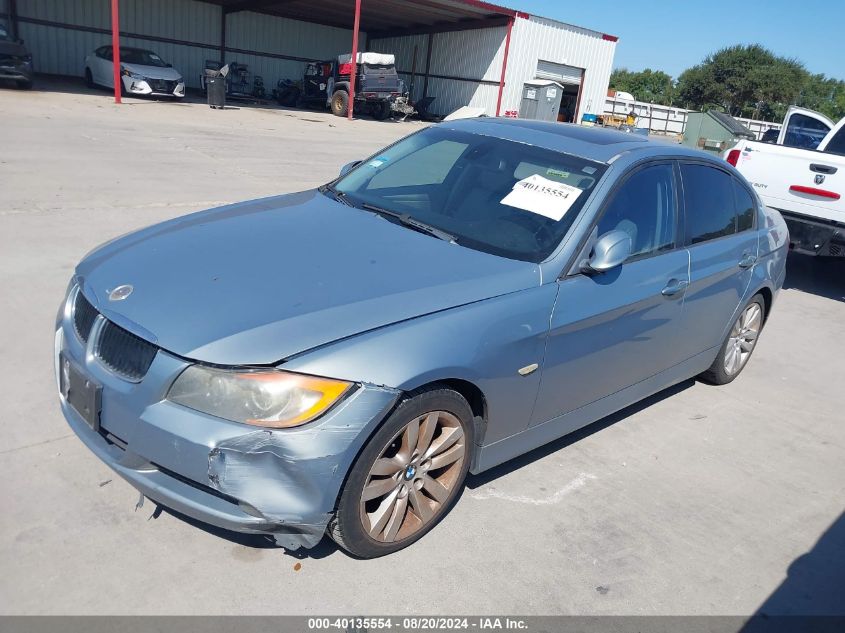 2007 BMW 328 I VIN: WBAVA37567NL11402 Lot: 40135554