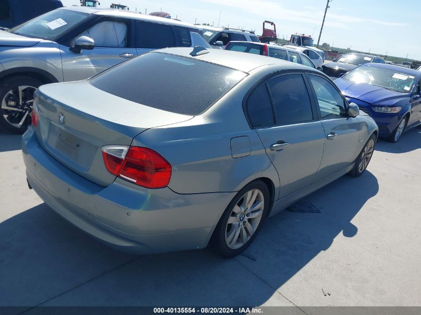 2007 BMW 328 I VIN: WBAVA37567NL11402 Lot: 40135554