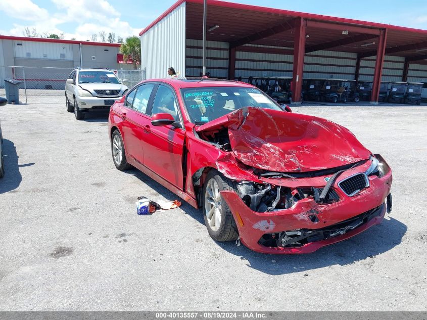 2016 BMW 320I VIN: WBA8E1G57GNT38467 Lot: 40135557