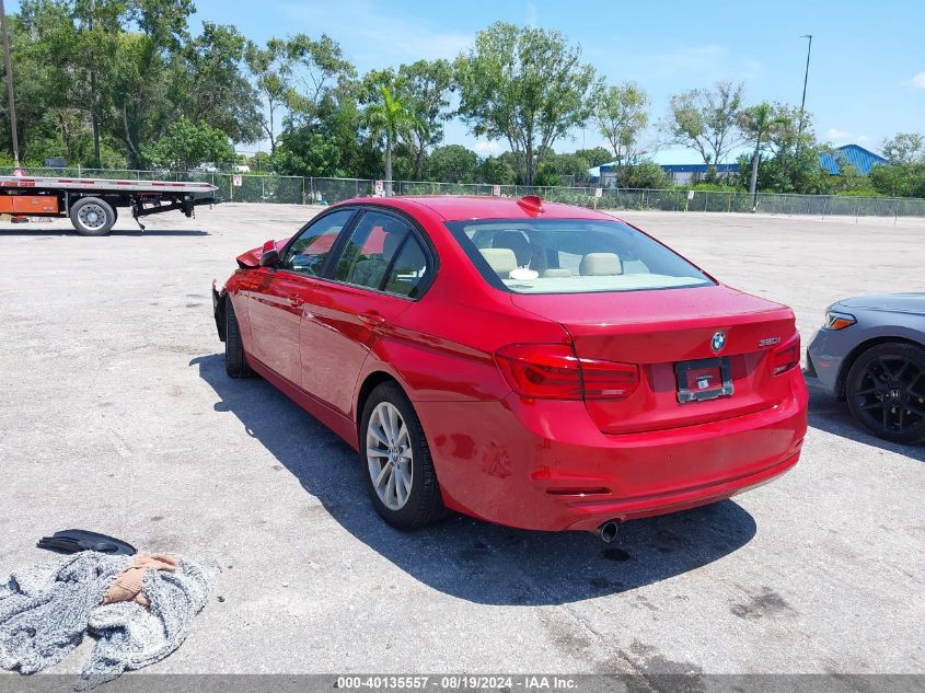 2016 BMW 320I VIN: WBA8E1G57GNT38467 Lot: 40135557