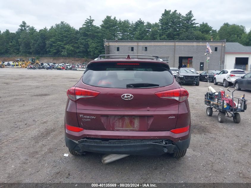 KM8J3CA47JU626312 2018 Hyundai Tucson Sel