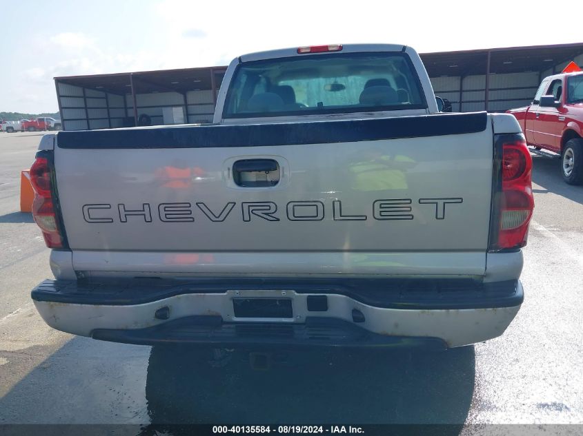 2006 Chevrolet Silverado 1500 Work Truck VIN: 1GCEC19V26Z238793 Lot: 40135584