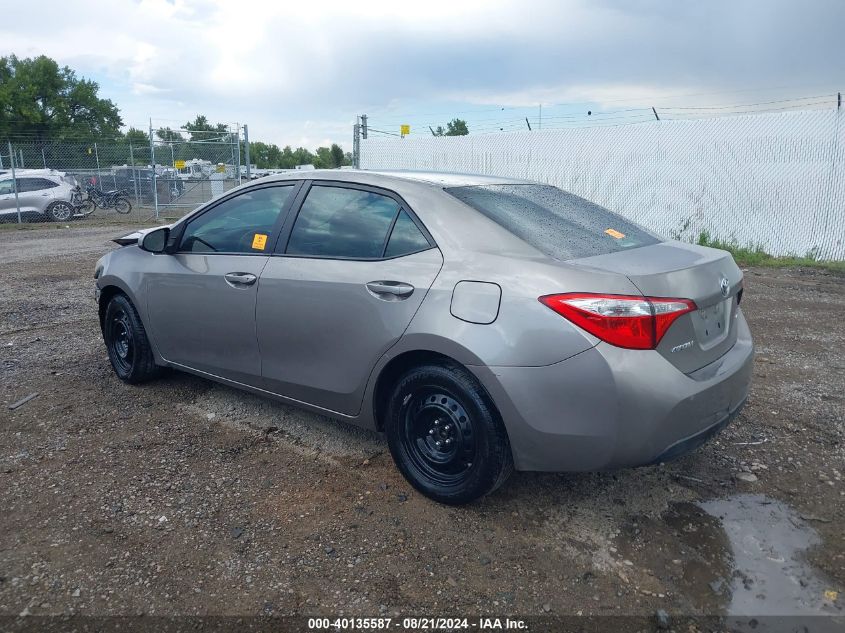 2014 Toyota Corolla Le VIN: 5YFBURHE0EP127068 Lot: 40135587