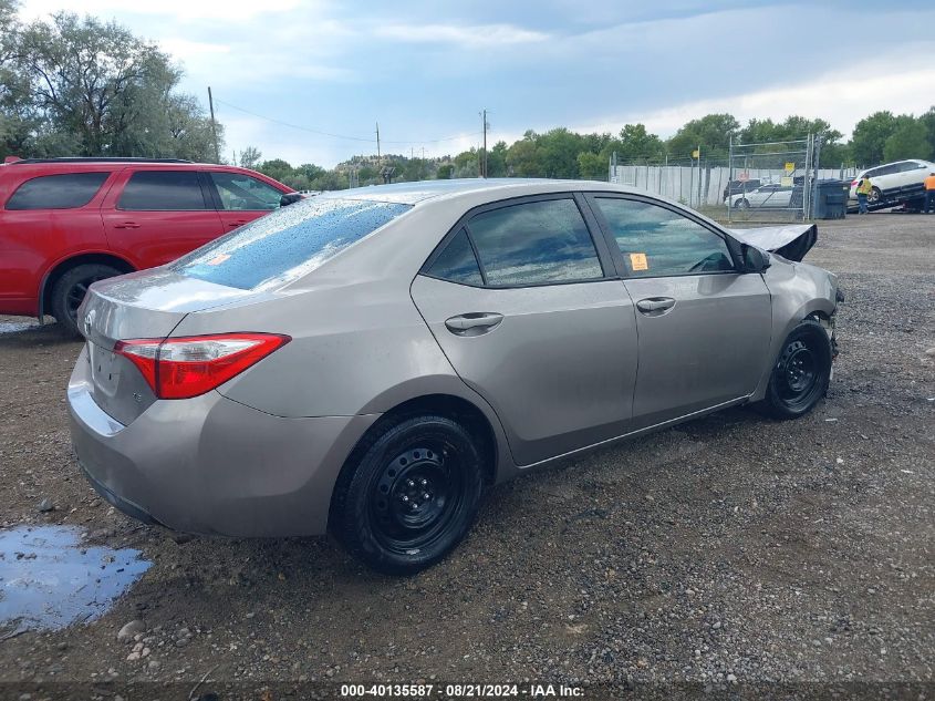 2014 Toyota Corolla Le VIN: 5YFBURHE0EP127068 Lot: 40135587