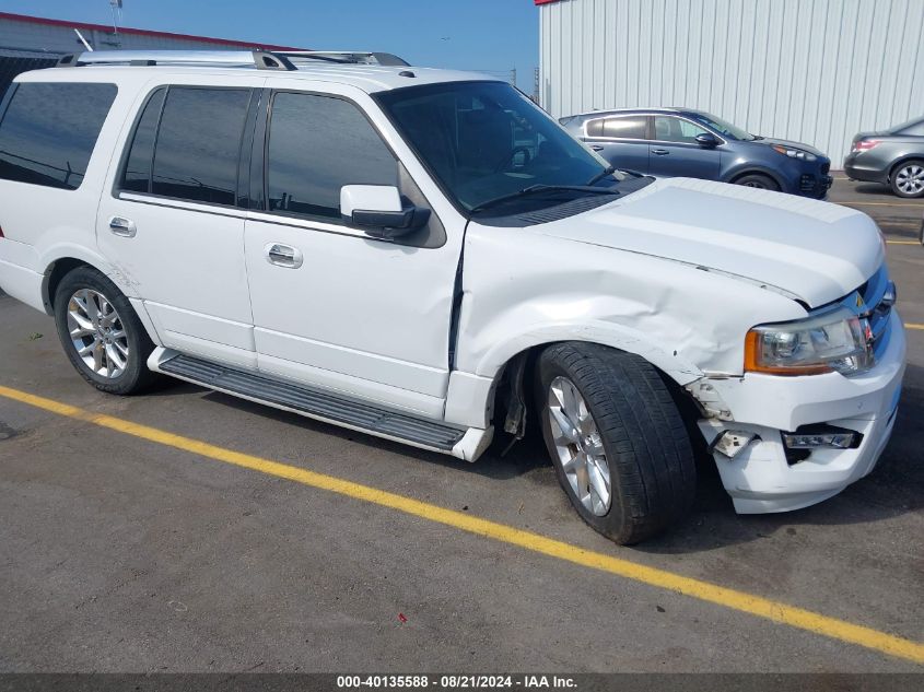 2016 Ford Expedition Limited VIN: 1FMJU1KT7GEF17343 Lot: 40135588