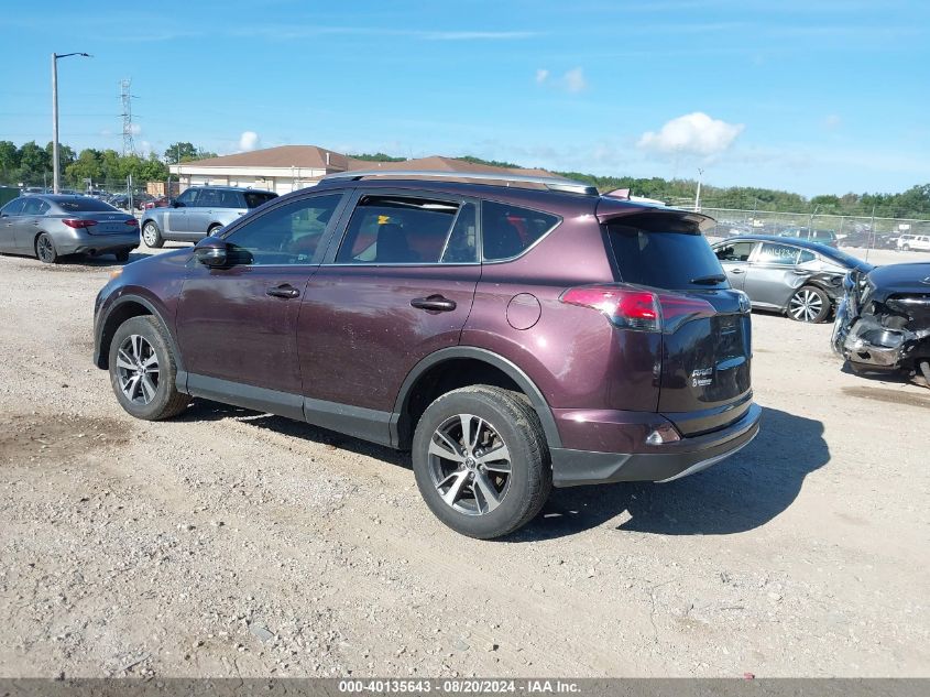 2018 Toyota Rav4 Adventure/Xle VIN: 2T3WFREV3JW448473 Lot: 40135643