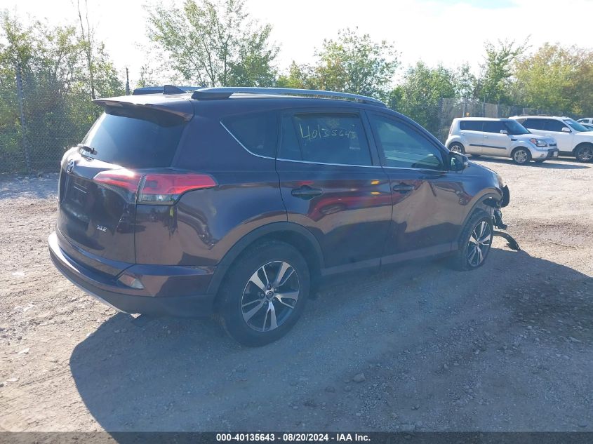 2018 Toyota Rav4 Adventure/Xle VIN: 2T3WFREV3JW448473 Lot: 40135643