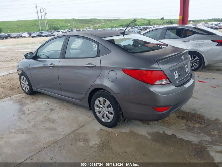 2015 Hyundai Accent Gls VIN: KMHCT4AE3FU796830 Lot: 40135724