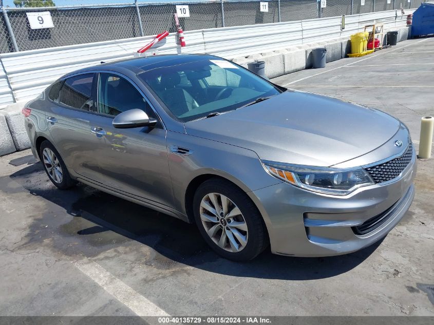 2016 Kia Optima Ex VIN: 5XXGU4L35GG086642 Lot: 40135729