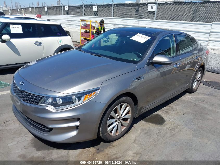 2016 Kia Optima Ex VIN: 5XXGU4L35GG086642 Lot: 40135729