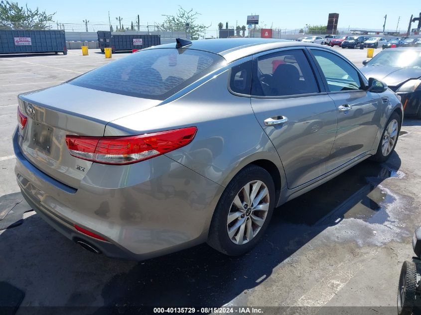 2016 Kia Optima Ex VIN: 5XXGU4L35GG086642 Lot: 40135729