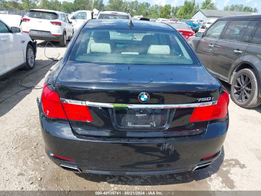 2009 BMW 750I VIN: WBAKA835X9CY33650 Lot: 40135741