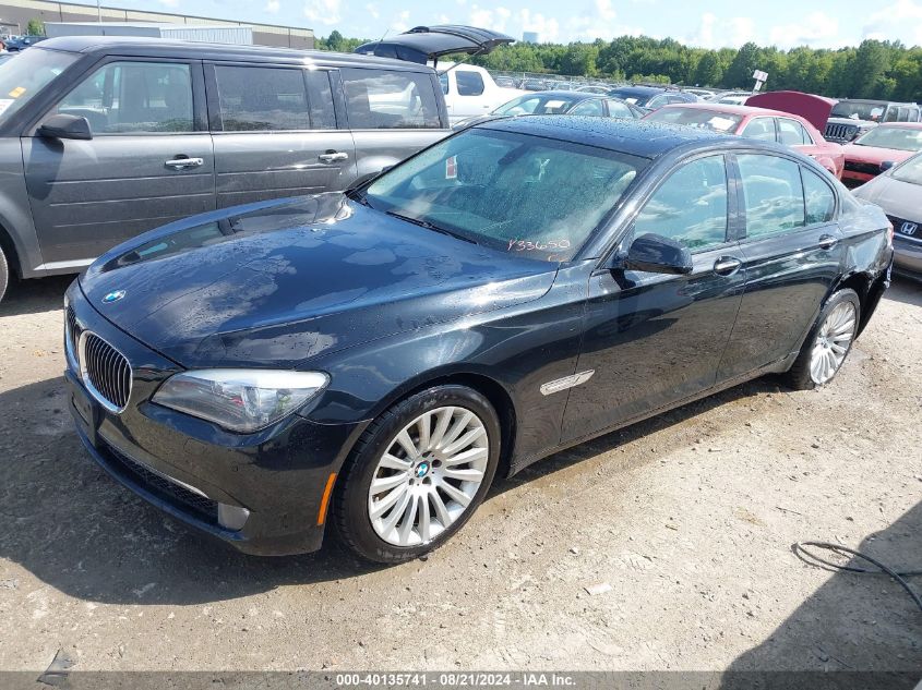 2009 BMW 750I VIN: WBAKA835X9CY33650 Lot: 40135741