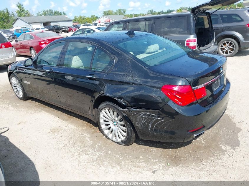 2009 BMW 750I VIN: WBAKA835X9CY33650 Lot: 40135741