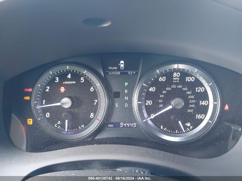 2012 Lexus Es 350 VIN: JTHBK1EG6C2488358 Lot: 40135742