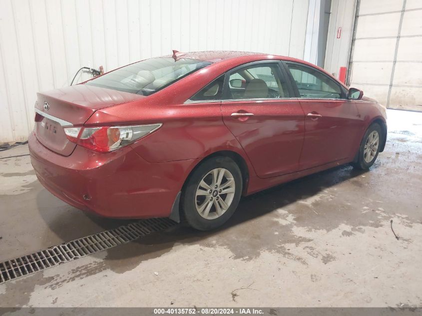 2013 Hyundai Sonata Gls VIN: 5NPEB4AC3DH581762 Lot: 40135752