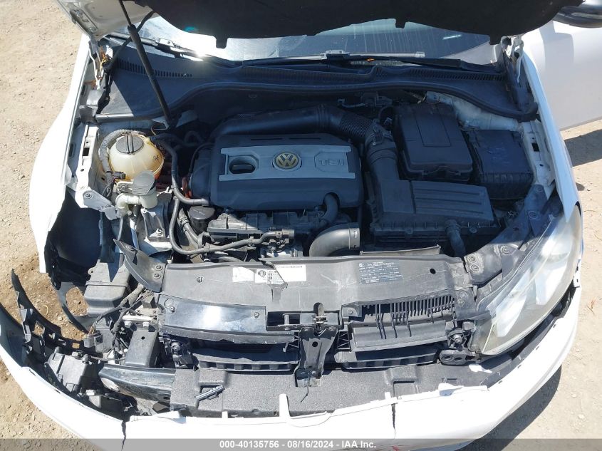 2011 Volkswagen Gti 2-Door Autobahn VIN: WVWFD7AJ8BW161307 Lot: 40135756