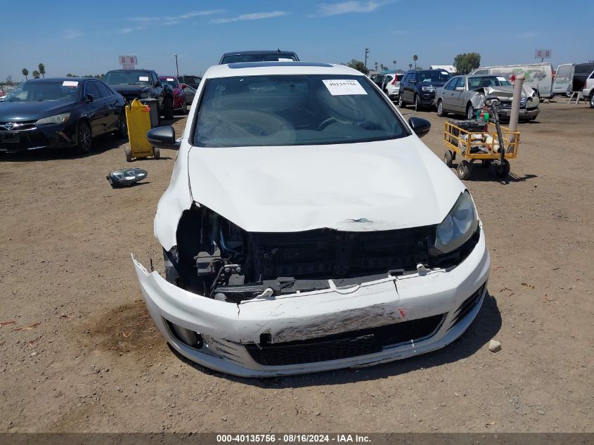 2011 Volkswagen Gti 2-Door Autobahn VIN: WVWFD7AJ8BW161307 Lot: 40135756