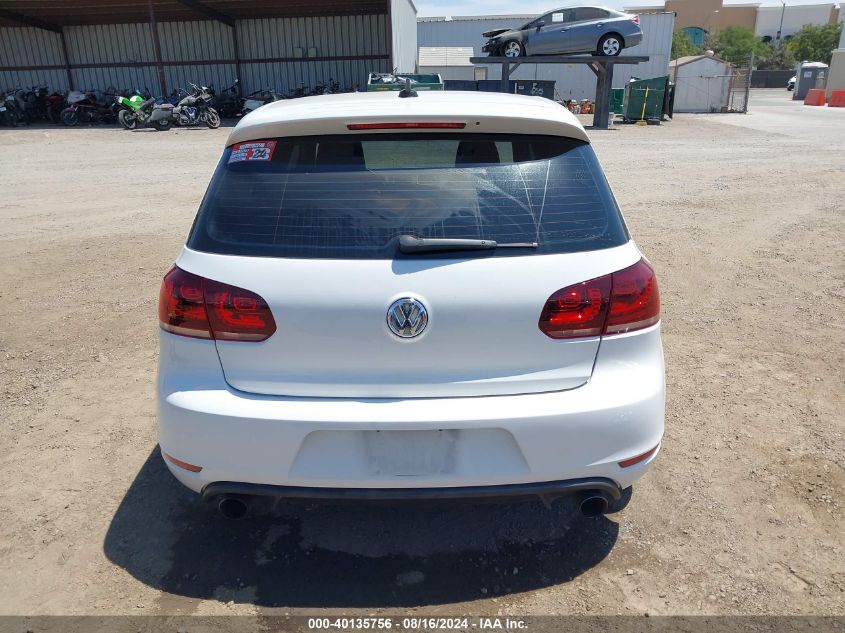 2011 Volkswagen Gti 2-Door Autobahn VIN: WVWFD7AJ8BW161307 Lot: 40135756