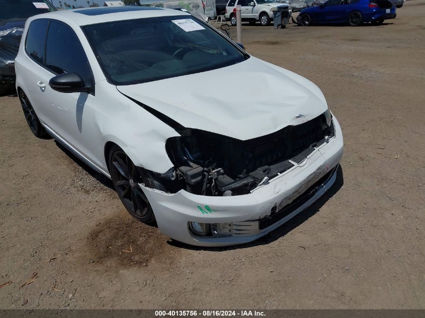 2011 Volkswagen Gti 2-Door Autobahn VIN: WVWFD7AJ8BW161307 Lot: 40135756