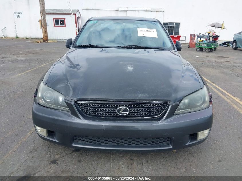 2003 Lexus Is 300 VIN: JTHBD192530074685 Lot: 40135865