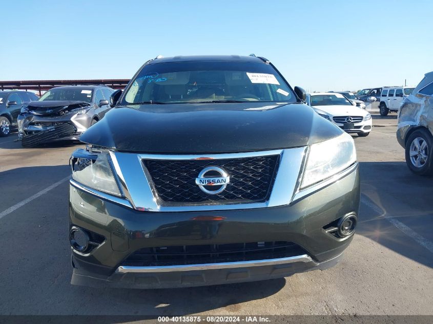 2015 Nissan Pathfinder S VIN: 5N1AR2MN9FC723800 Lot: 40135875