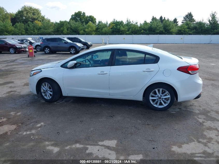 2017 Kia Forte Lx VIN: 3KPFL4A7XHE022644 Lot: 40135881