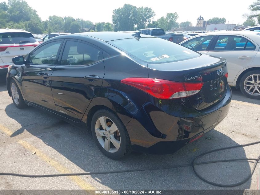 2013 Hyundai Elantra Gls VIN: KMHDH4AE8DU007106 Lot: 40135913