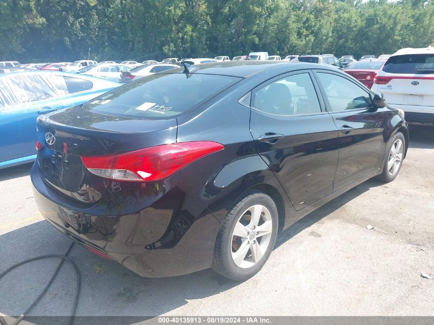 2013 Hyundai Elantra Gls VIN: KMHDH4AE8DU007106 Lot: 40135913