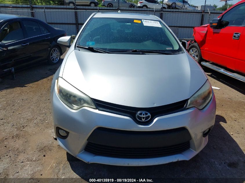 2014 Toyota Corolla Le Plus VIN: 5YFBURHEXEP124372 Lot: 40135919