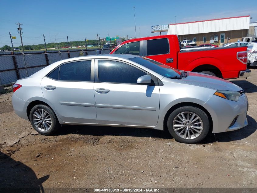 2014 Toyota Corolla Le Plus VIN: 5YFBURHEXEP124372 Lot: 40135919