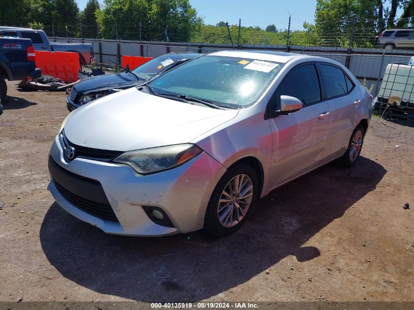 2014 Toyota Corolla Le Plus VIN: 5YFBURHEXEP124372 Lot: 40135919