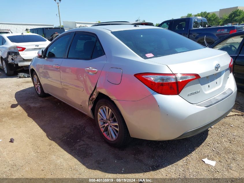 2014 Toyota Corolla Le Plus VIN: 5YFBURHEXEP124372 Lot: 40135919