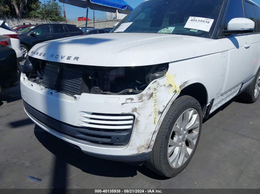 2021 Land Rover Range Rover Westminster VIN: SALGS2RU8MA434282 Lot: 40135938