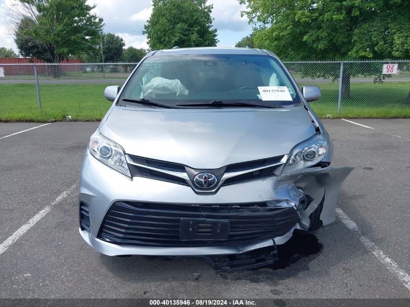 2020 Toyota Sienna Le VIN: 5TDKZ3DC8LS083831 Lot: 40135946