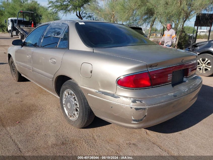 2002 Buick Century Custom VIN: 2G4WS52J121289335 Lot: 40136044