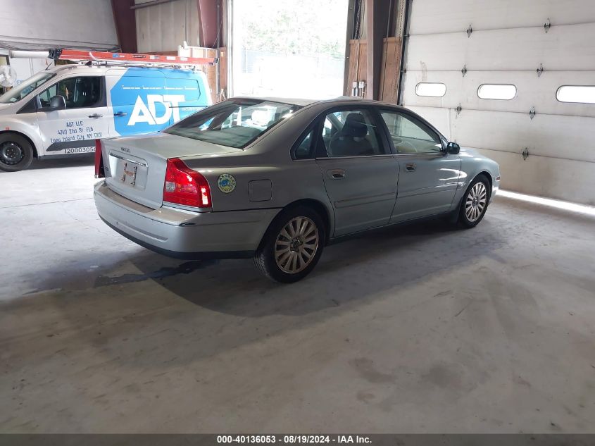 2004 Volvo S80 2.9 VIN: YV1TS92D641337441 Lot: 40136053