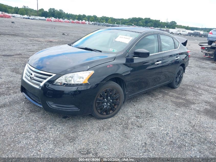 2015 Nissan Sentra S VIN: 3N1AB7AP2FY228537 Lot: 40136060