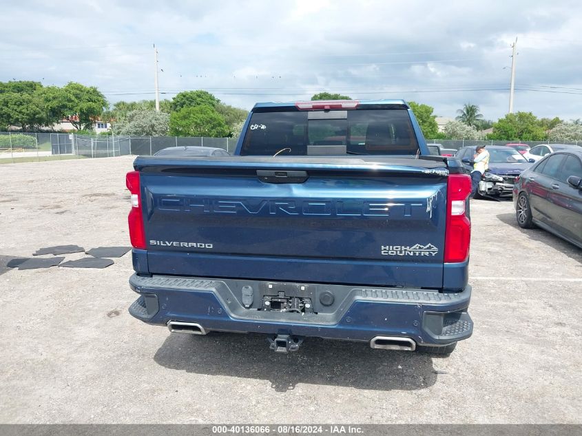 2019 Chevrolet Silverado 1500 High Country VIN: 3GCPWFED0KG158705 Lot: 40136066