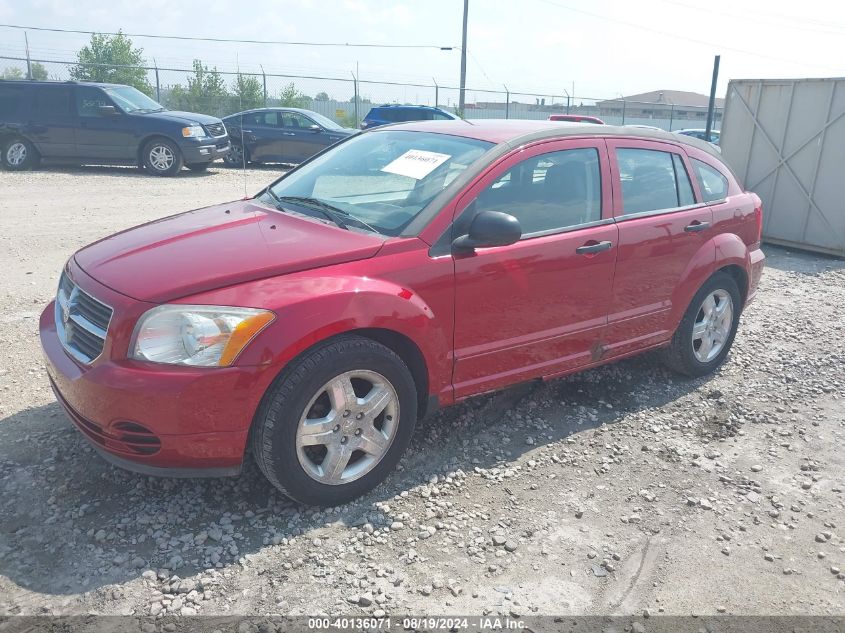 2007 Dodge Caliber Sxt VIN: 1B3HB48B97D296652 Lot: 40136071