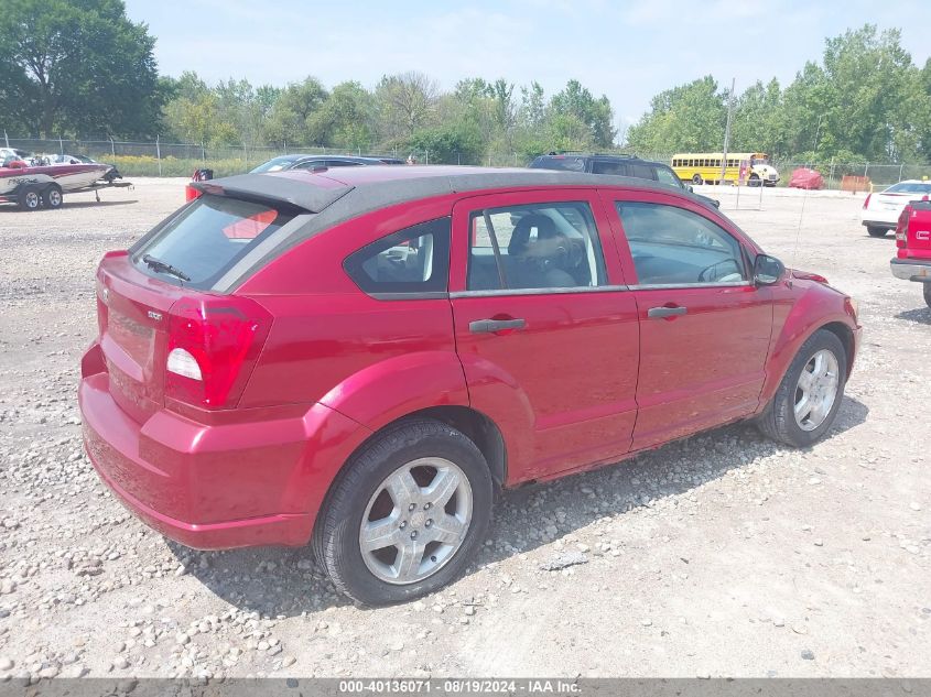 2007 Dodge Caliber Sxt VIN: 1B3HB48B97D296652 Lot: 40136071