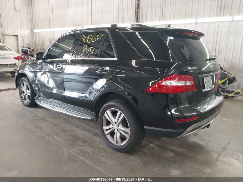 2013 Mercedes-Benz Ml 350 4Matic VIN: 4JGDA5HB6DA207134 Lot: 40136077