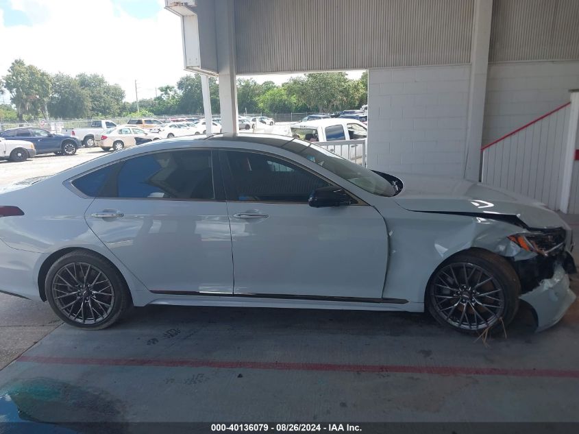 KMHGN4JBXJU250469 2018 Genesis G80 3.3T Sport