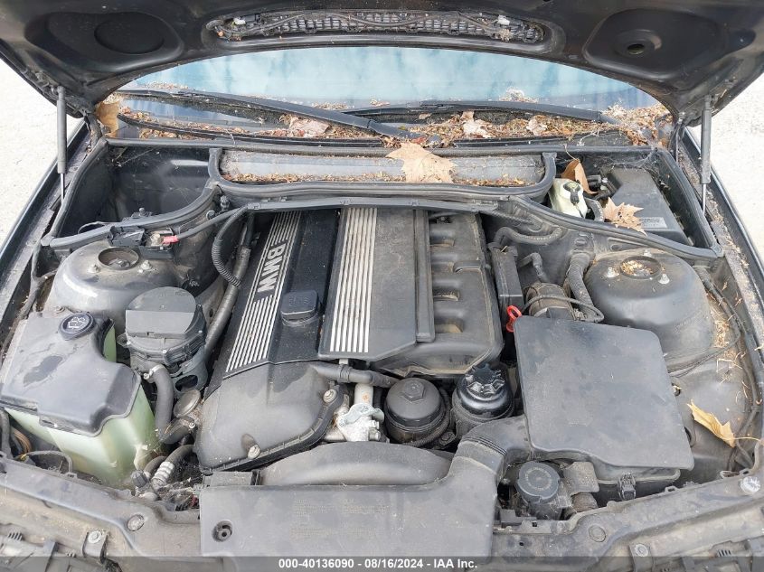 2002 BMW 325I VIN: WBAET37442NJ19695 Lot: 40136090