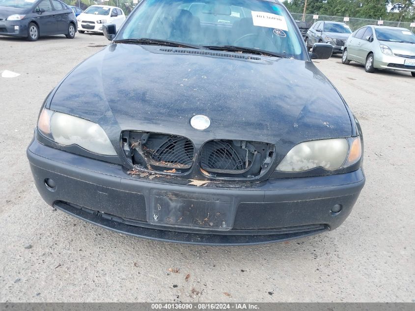 2002 BMW 325I VIN: WBAET37442NJ19695 Lot: 40136090