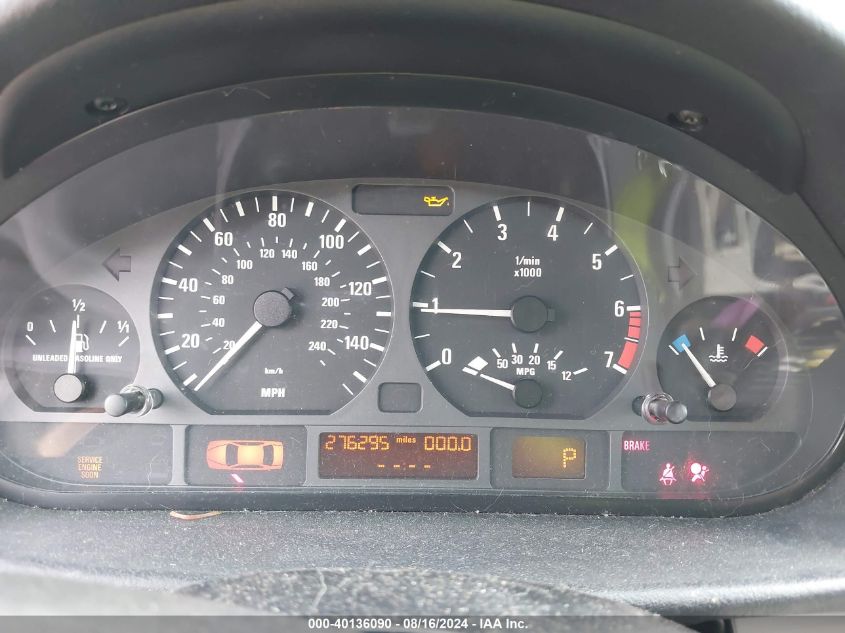 2002 BMW 325I VIN: WBAET37442NJ19695 Lot: 40136090