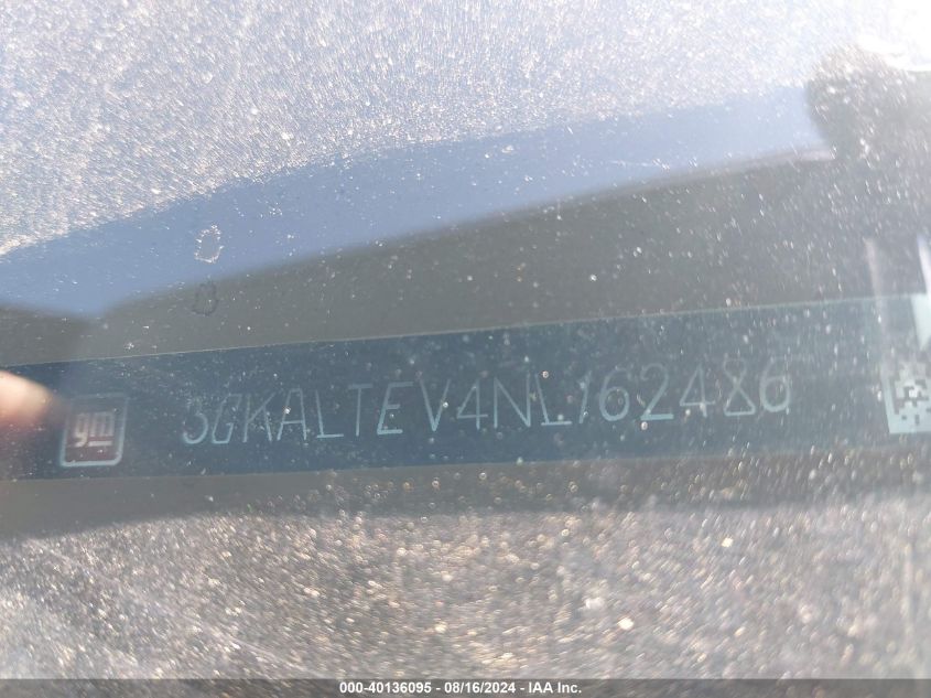 2022 GMC Terrain Awd Sle VIN: 3GKALTEV4NL162486 Lot: 40136095